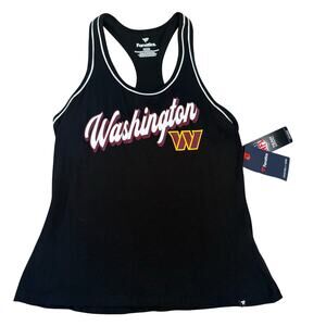 Fanatics Washington NFL Racerback Tank Top Black Size S NWT